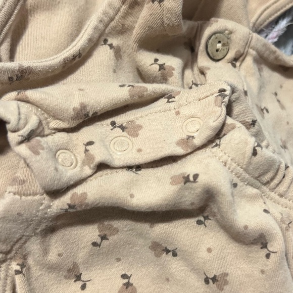 Quincy Mae Bubble Romper Tulip Print Size 12-18 Months Organic Cotton - Picture 6 of 7